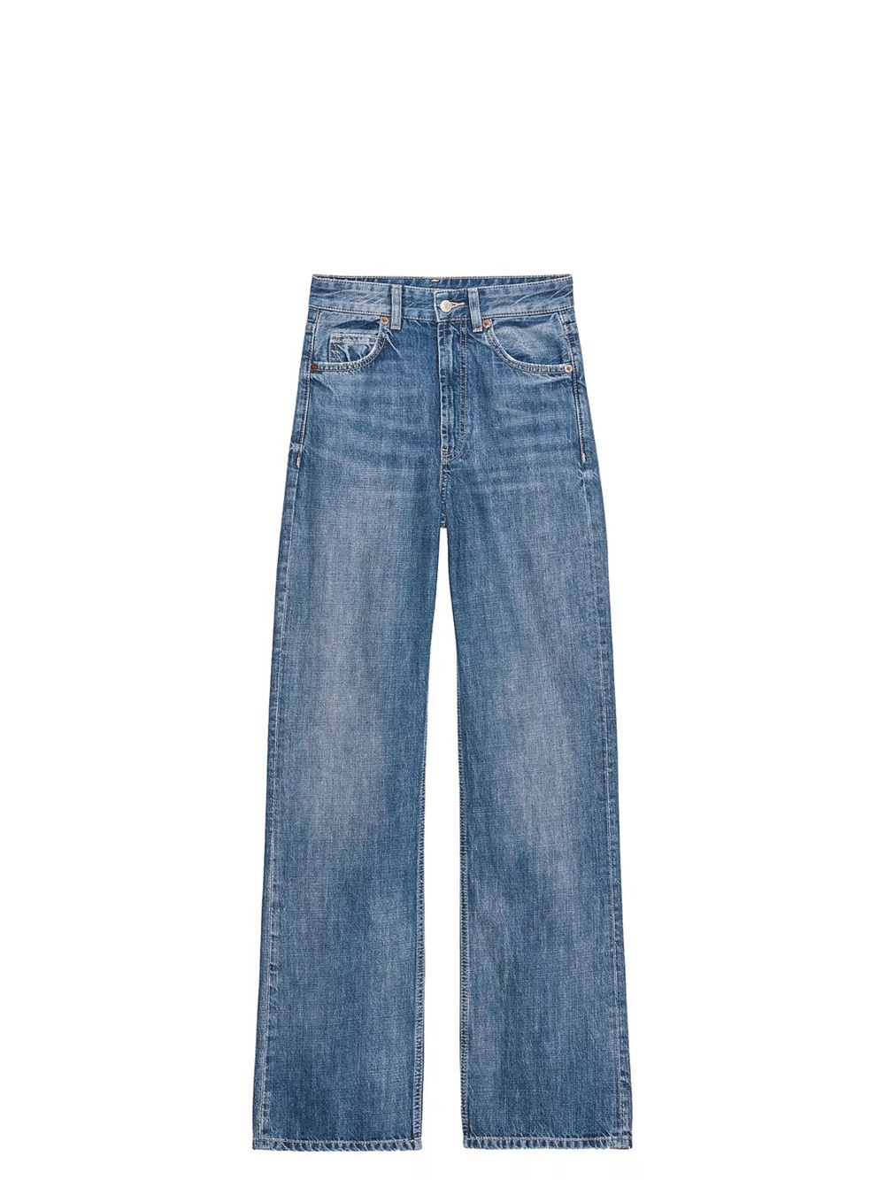 Zara TRF wide leg jeans
